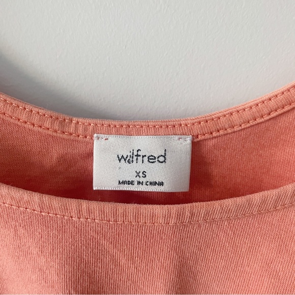 ARITZIA Wilfred Piaf Tank Top, Size XS, Tawny Orange Crop Tank - Picture 4 of 7